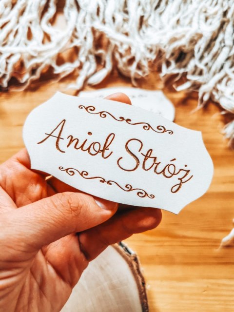 Anioł Stróż - TABLICZKA (2szt) 10cm/12cm/14cm (8 wzorów)