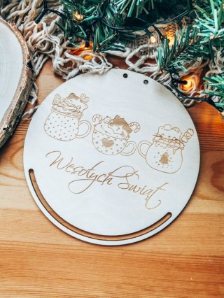 Baza do makramy - Kotki świąteczne (Boże Narodzenie, Gwiazdka)