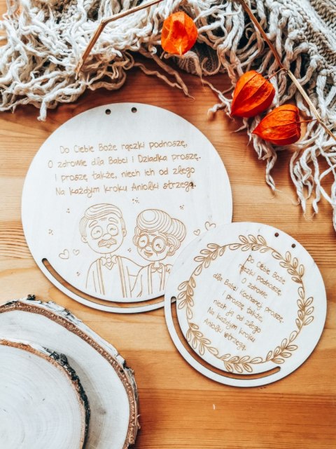 Baza do makramy - Modlitwa dla Dziadków (7 wzorów)