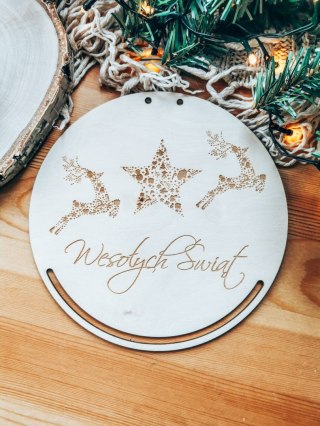 Baza do makramy - Renifer (Boże Narodzenie, Gwiazdka)