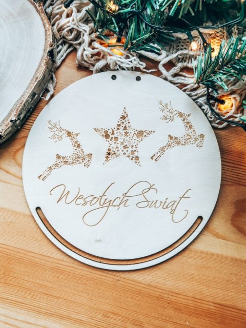 Baza do makramy - Renifer (Boże Narodzenie, Gwiazdka)