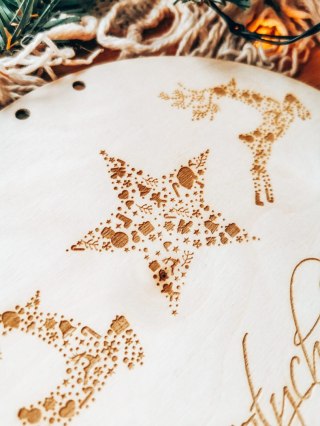 Baza do makramy - Renifer (Boże Narodzenie, Gwiazdka)