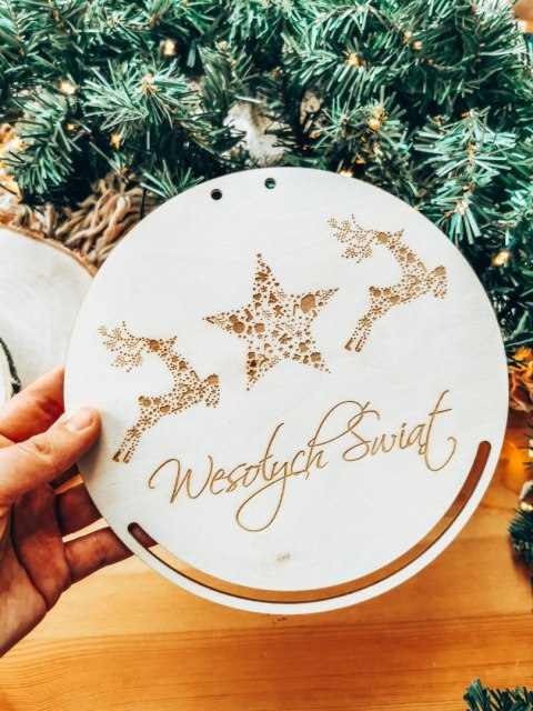 Baza do makramy - Renifer (Boże Narodzenie, Gwiazdka)