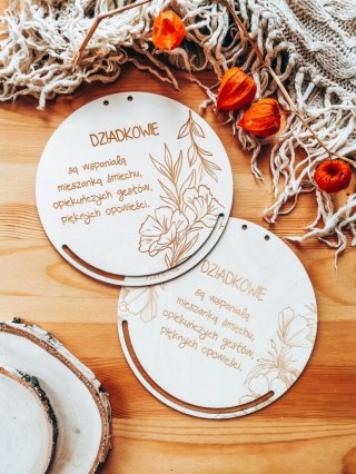 Baza do makramy - Sentencja dla Dziadków (7 wzorów)