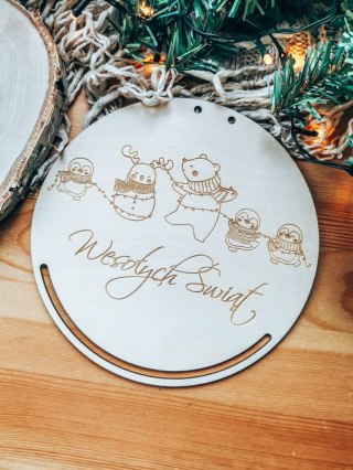 Baza do makramy - Zwierzęta na Gwiazdkę (Boże Narodzenie, Gwiazdka)