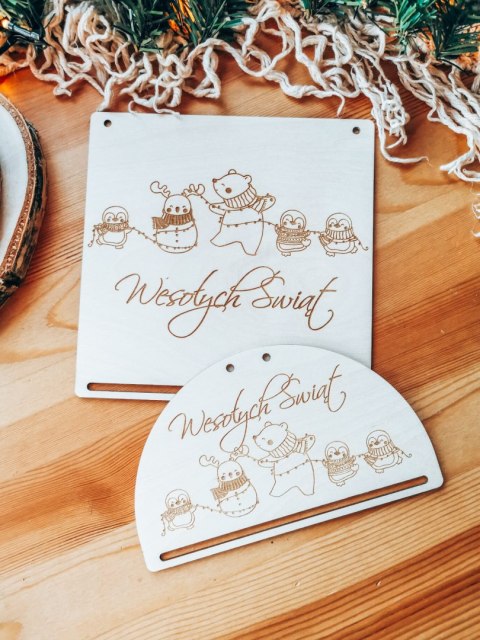 Baza do makramy - Zwierzęta na Gwiazdkę (Boże Narodzenie, Gwiazdka)