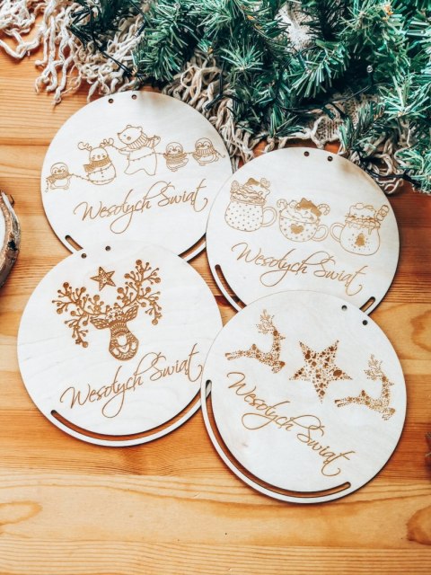 Baza do makramy - Zwierzęta na Gwiazdkę (Boże Narodzenie, Gwiazdka)