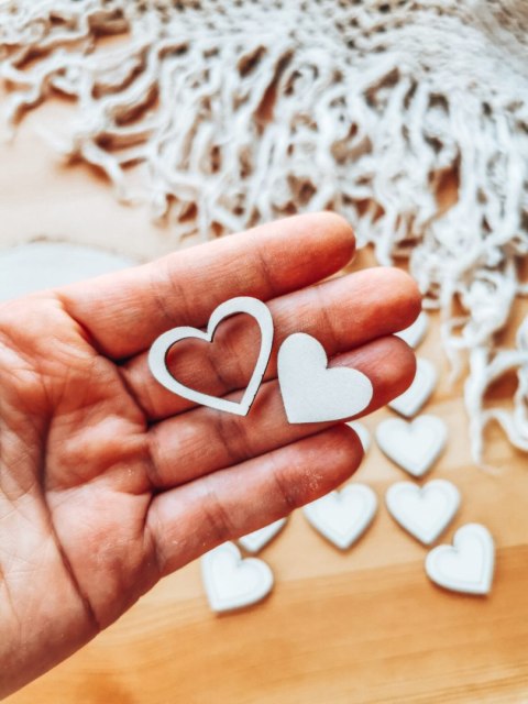 Baza do zawieszki (15szt) - serce 3cm - wzór 1 - - - (serduszko, obręcz, zawieszka, do breloczka))