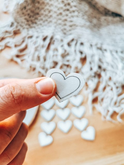 Baza do zawieszki (15szt) - serce 3cm - wzór 1 - - - (serduszko, obręcz, zawieszka, do breloczka))