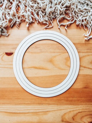 Baza obręcz - drewniane koło 3szt (24+22+20cm)