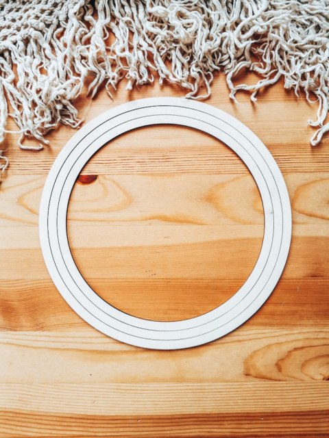 Baza obręcz - drewniane koło 3szt (30+28+26cm)
