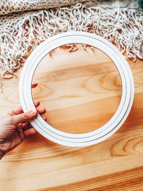 Baza obręcz - drewniane koło 3szt (30+28+26cm)