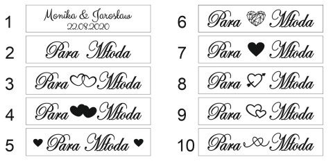 Drewniane tablice rejestracyjne - strzały boho (! 20 WZORÓW)