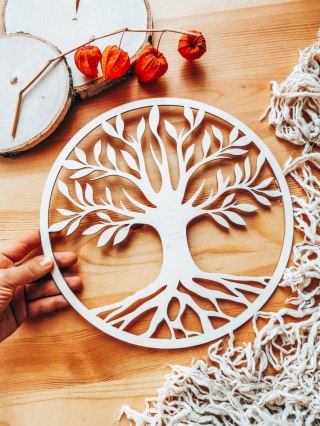Koło do dekoracji 004 - drzewo życia 2