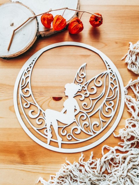 Koło do dekoracji 005 - wróżka 1