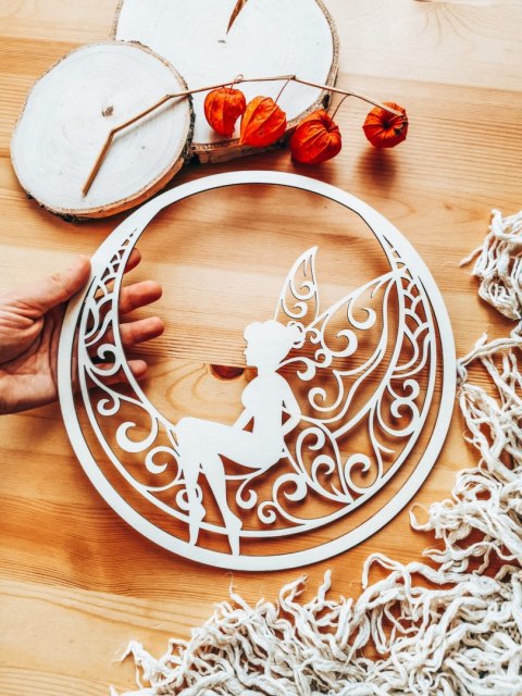 Koło do dekoracji 005 - wróżka 1