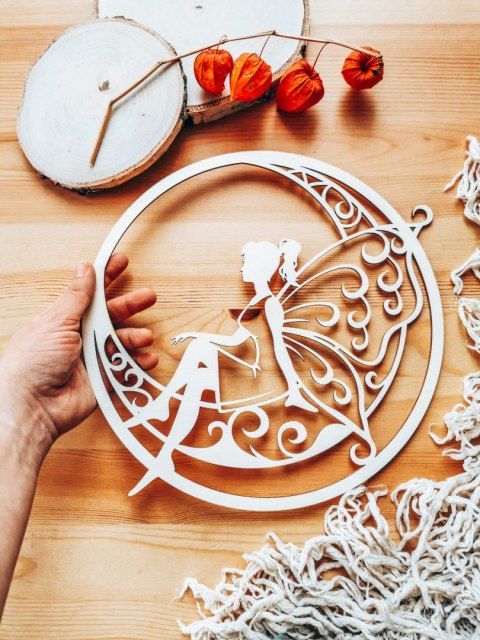 Koło do dekoracji 006 - wróżka 2