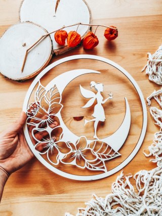 Koło do dekoracji 007 - wróżka 3