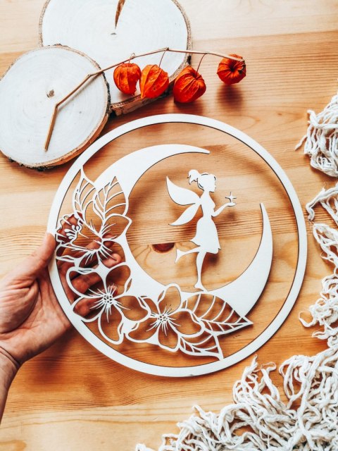 Koło do dekoracji 007 - wróżka 3