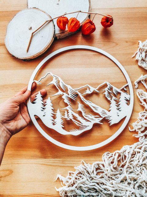 Koło do dekoracji 009 - góry 1
