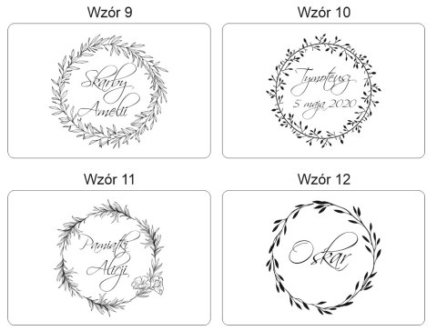 Pudełko 20x30cm (16 wzorów + 8 świątecznych) - otwierane - - - ( kuferek skarbów, skrzynka, skrzyneczka)