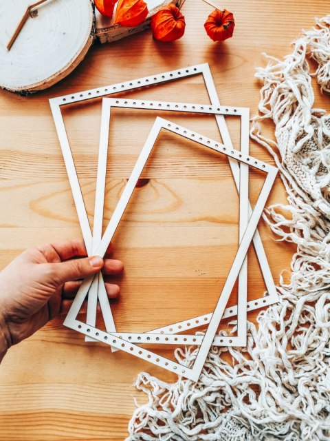 Ramka do makatki - prostokąt (3szt)