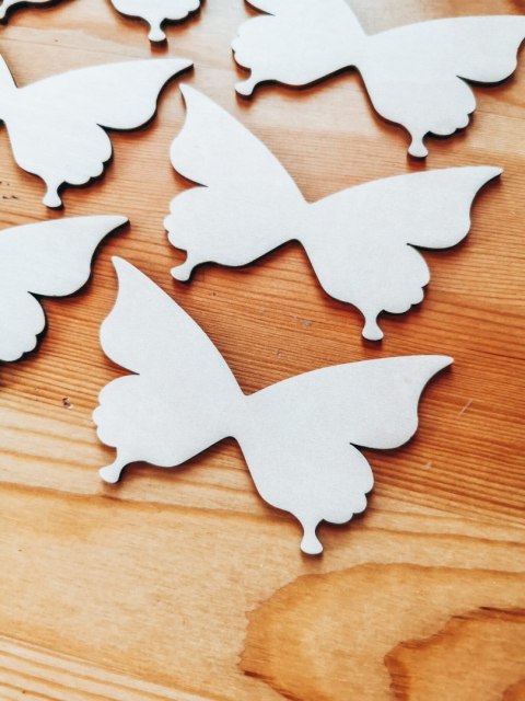 Skrzydła ! 6szt ! (7,5cm/9cm/12cm/18cm) - wzór 32 - - - (skrzydełka anioła, do aniołka, aniołek, anielskie)