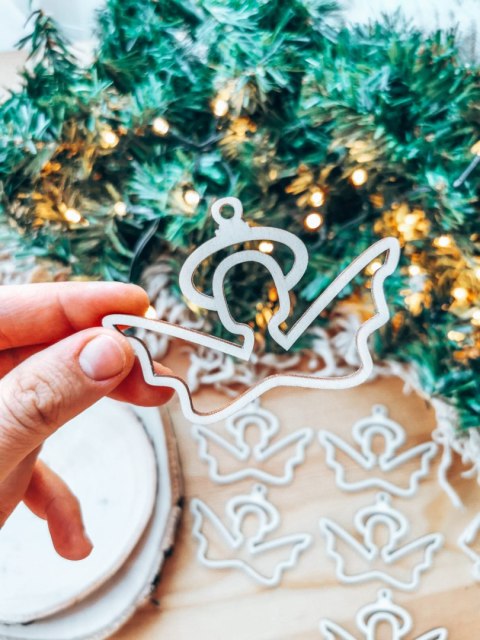 Skrzydła Anioł ! 6szt ! (7,5cm/9cm/12cm/18cm) - wzór 01 - - - (skrzydełka anioła, do aniołka, aniołek, anielskie)