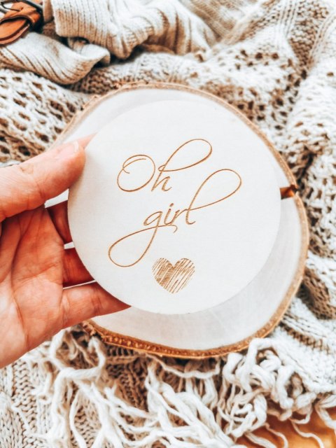 Tabliczka do zdjęć - wzór 02 - serce