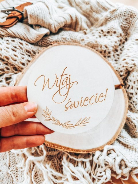 Tabliczka do zdjęć - wzór 06 - gałązki 1