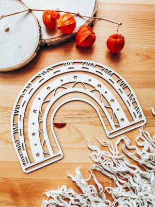 Tęcza - wzór 01 - tęcza boho