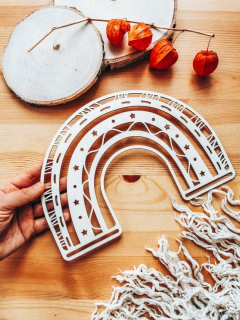 Tęcza - wzór 01 - tęcza boho