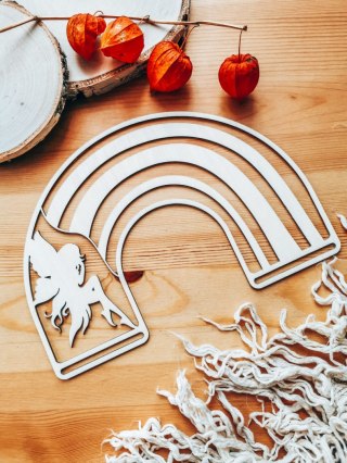 Tęcza - wzór 02 - tęcza z wróżką