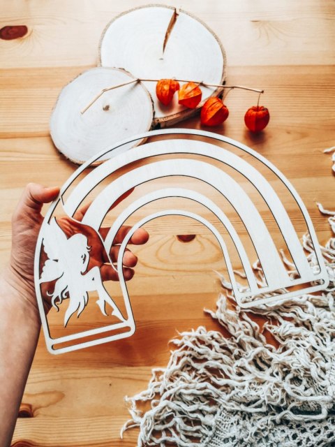 Tęcza - wzór 02 - tęcza z wróżką