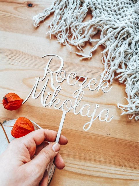 Toper na tort - Roczek Imienny - wzór 01 (TR-001)