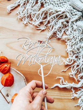 Toper na tort - Roczek Imienny - wzór 02 (TR-002)