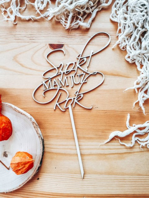 Toper na tort - Szok mam już Rok (TR-003)