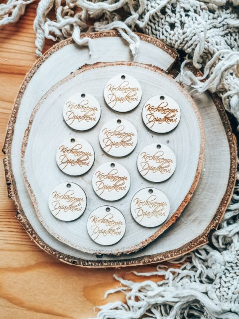 Zawieszka 3cm (10szt) - Dla Babci i Dziadka (8 wzorów)