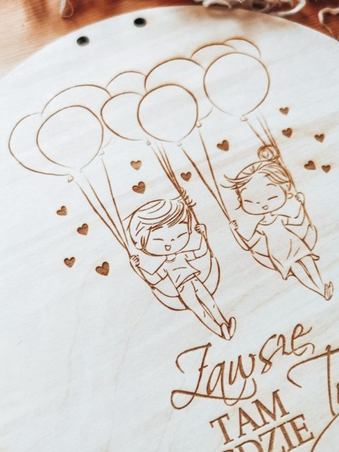 Baza do makramy - Zakochana Para (4 wzory)