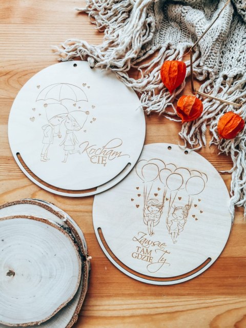 Baza do makramy - Zakochana Para (4 wzory)