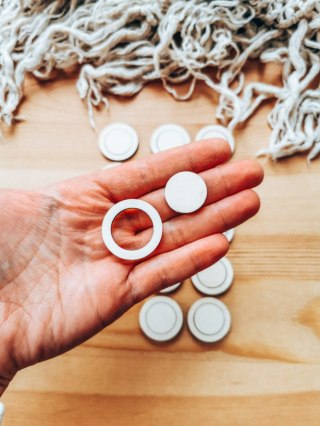 Baza do zawieszki (15szt) - koło 3cm - wzór 1