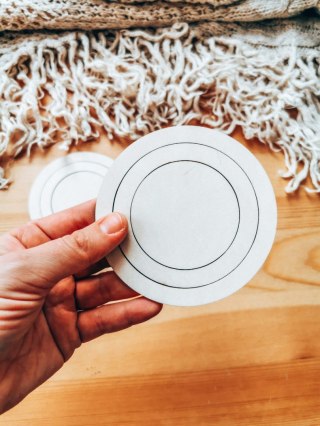 Baza obręcz - drewniane koło 6szt (12+10+8cm)