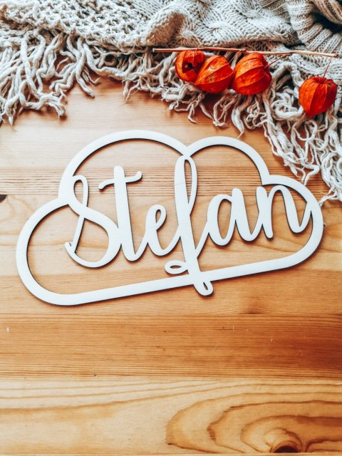 Chmurka obręcz (1szt) - z imieniem