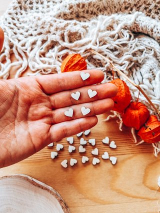 DEKOR 003 - serce 1cm (30szt) (DK-003)