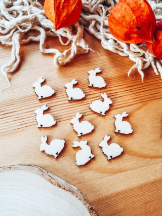 DEKOR 005 - królik 2cm (10szt) - wzór 2 (DK-005)