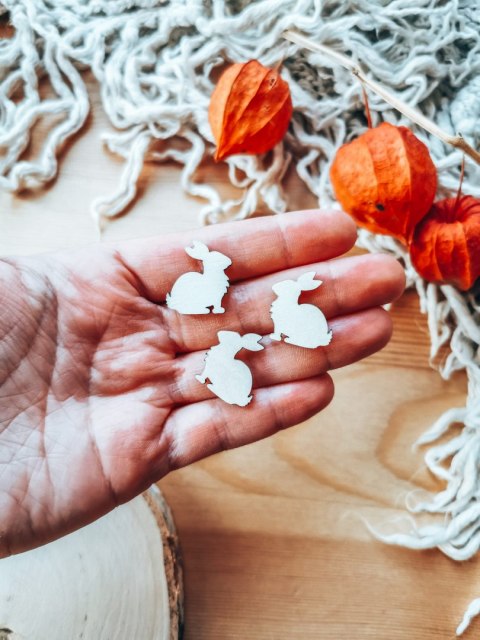 DEKOR 005 - królik 2cm (10szt) - wzór 2 (DK-005)