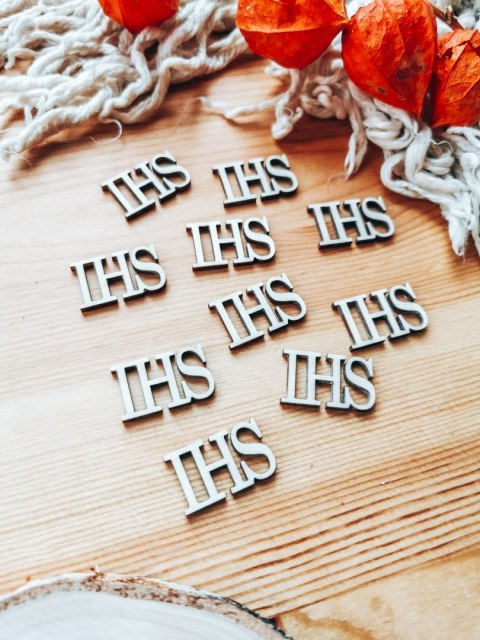 DEKOR IHS 3cm (10szt) - wzór 1 (DK-010)