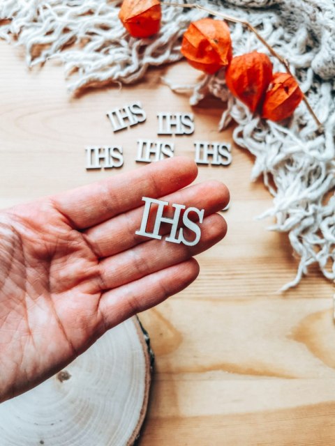 DEKOR IHS 3cm (10szt) - wzór 1 (DK-010)