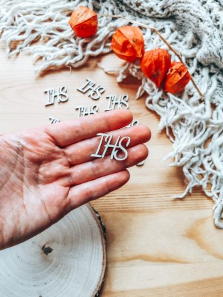 DEKOR IHS 3cm (10szt) - wzór 2 (DK-011)