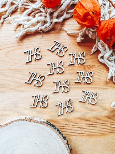 DEKOR IHS 3cm (10szt) - wzór 2 (DK-011)